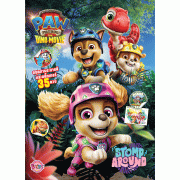 PAW PATROL สมุดภาพระบายสีและสติ๊กเกอร์ STOMP AROUND